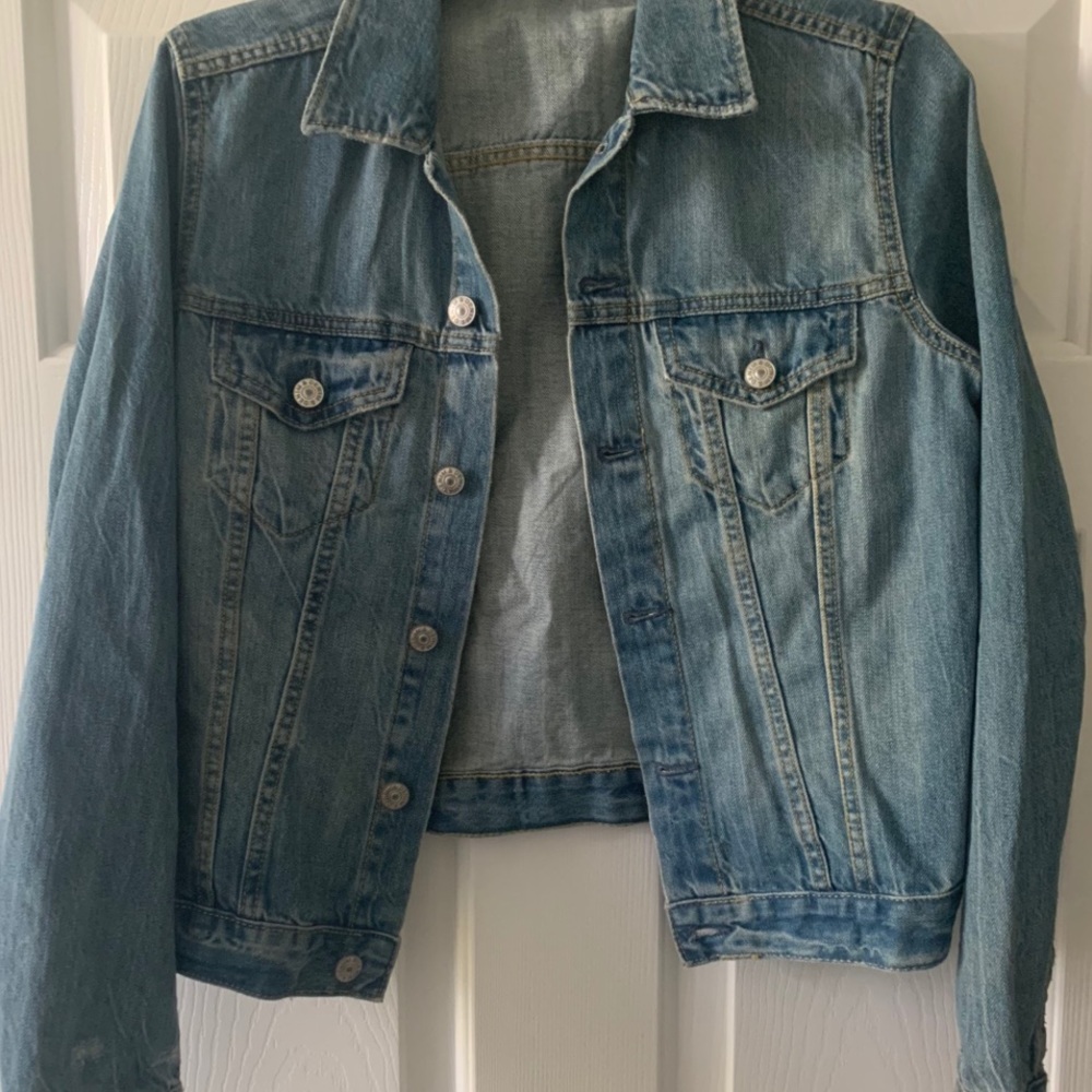 denim jean jacket size 8